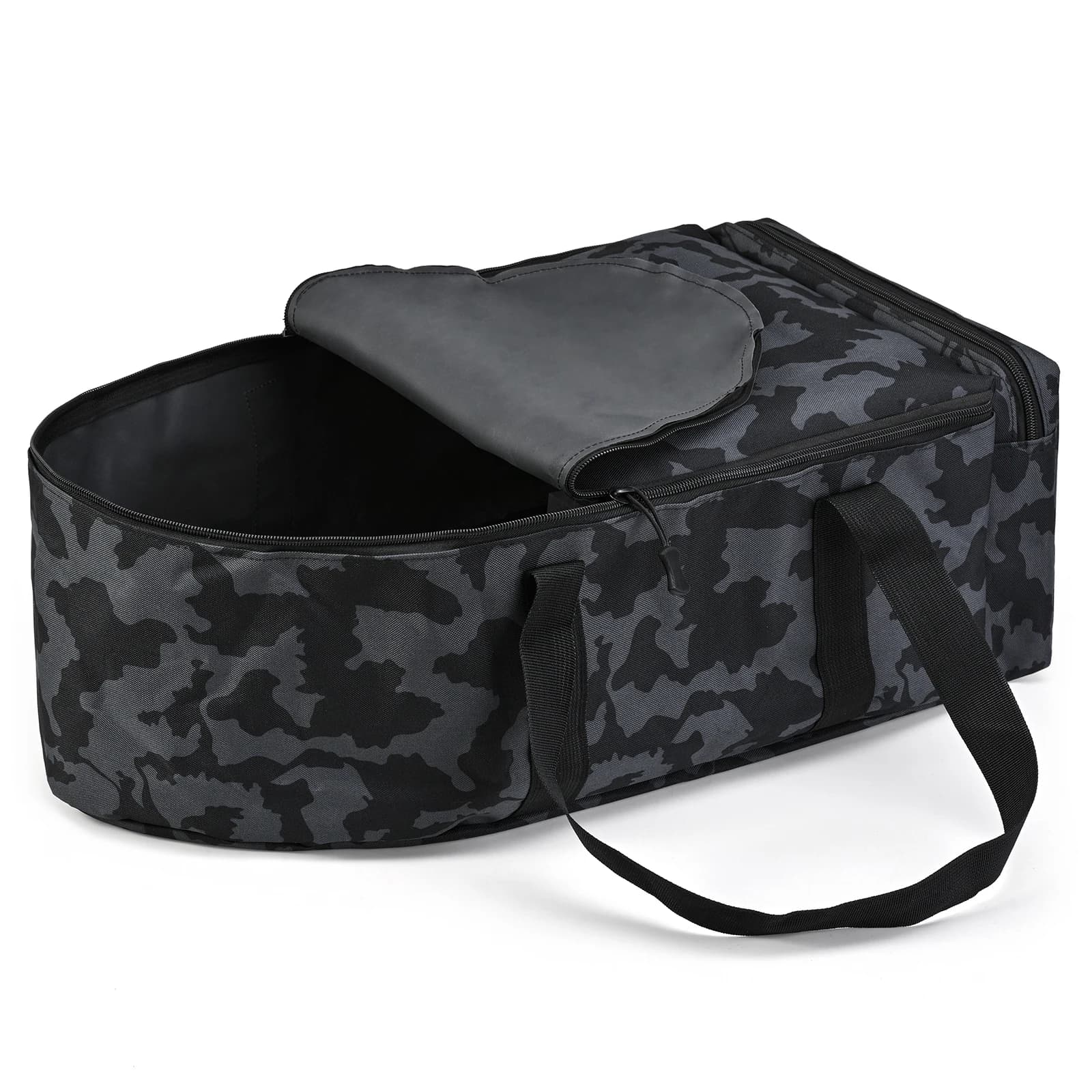 Grand sac transport bateau appâts pêche capacité XL imperméable 1000D Oxford pour bateau amorce