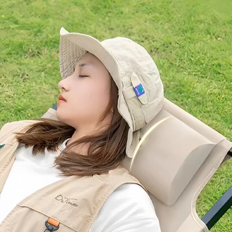 Fauteuil Kermit amélioré 5 positions réglables dossier haut pêche camping jardin transat