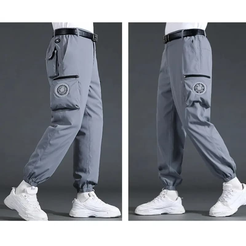 Pantalon ventilé pêche coton pur - Rafraîchissant pour pêche estivale