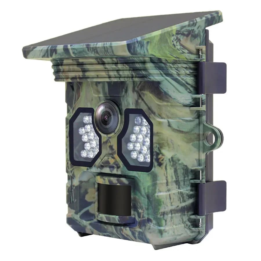 Caméra trail solaire 50MP 4K vidéo 0.4s - Surveillance jardin et faune avec vision nocturne étanche