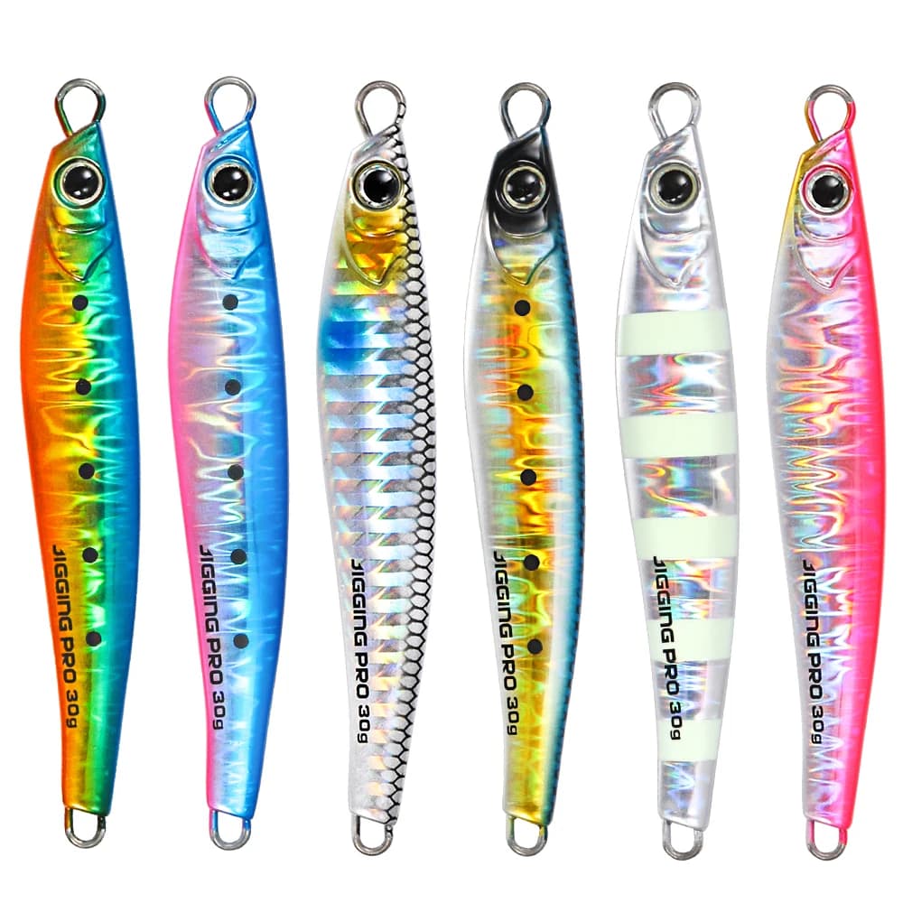 Leurre métal Jig Jugulo 15g à 60g pour le jigging et le casting depuis le bord