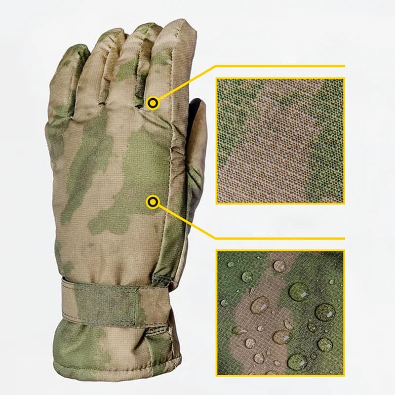 Gants hiver tactiques VKBO3.0 originaux : réglage poignet, isolation MOX, pêche grand froid