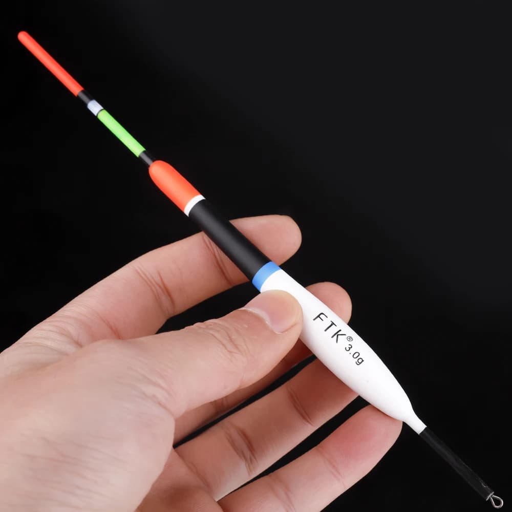 Lot de 5 flotteurs de pêche FTK, mix tailles et couleurs, pour une pêche précise en