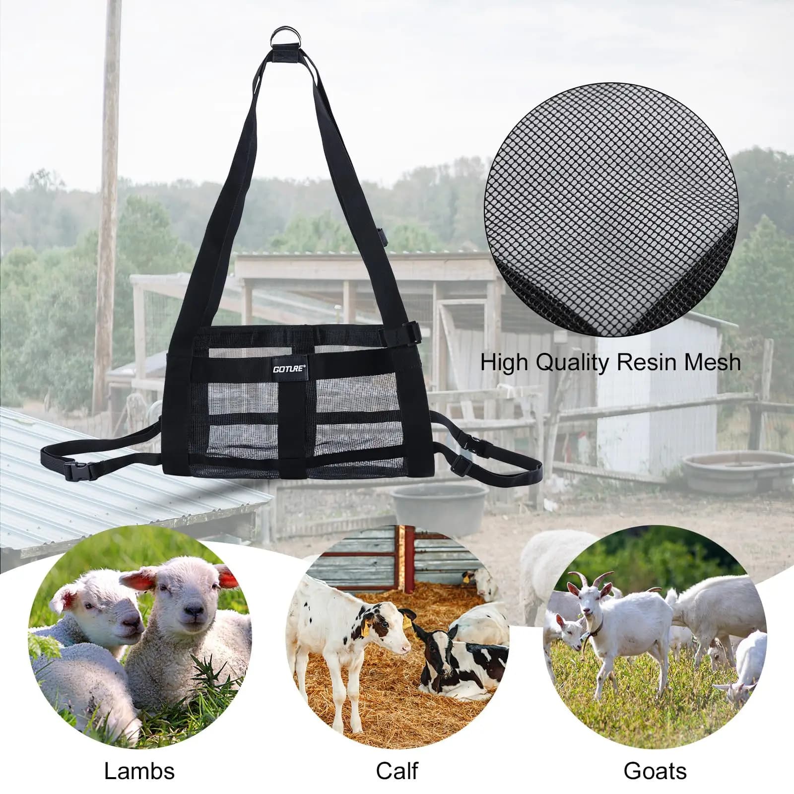 Balance mécanique à ressort 250kg Goture - Précision agricole pêche chasse durable fiable