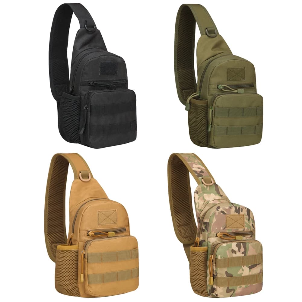 Sac à dos camouflage tactique extérieur kettle poitrine randonnée chasse pêche molle armée trekking