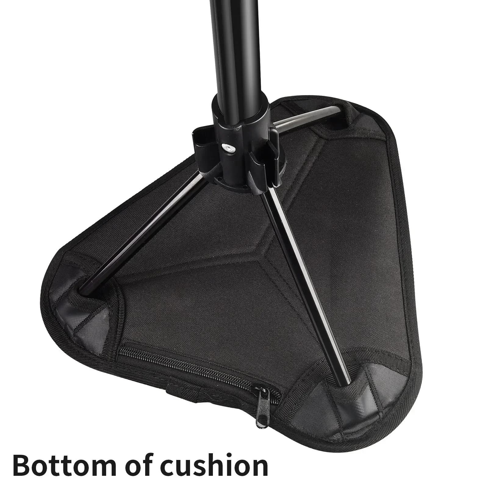 Tabouret télescopique pêche portable mini triangle pour plage et camping léger