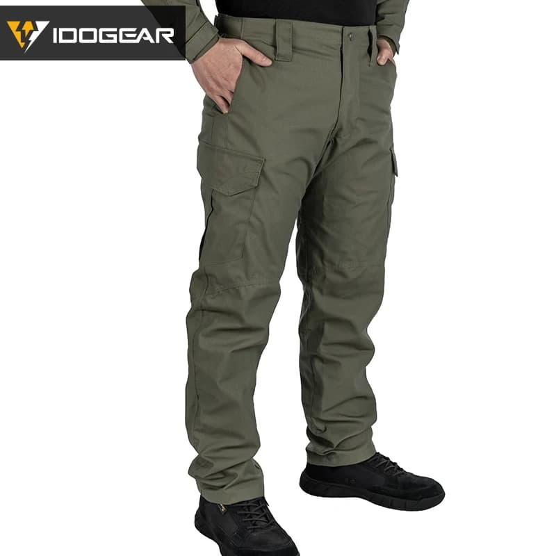 Pantalon de combat léger IDOGEAR GL tactique - Pêche, airsoft, chasse, sports outdoor slim fit