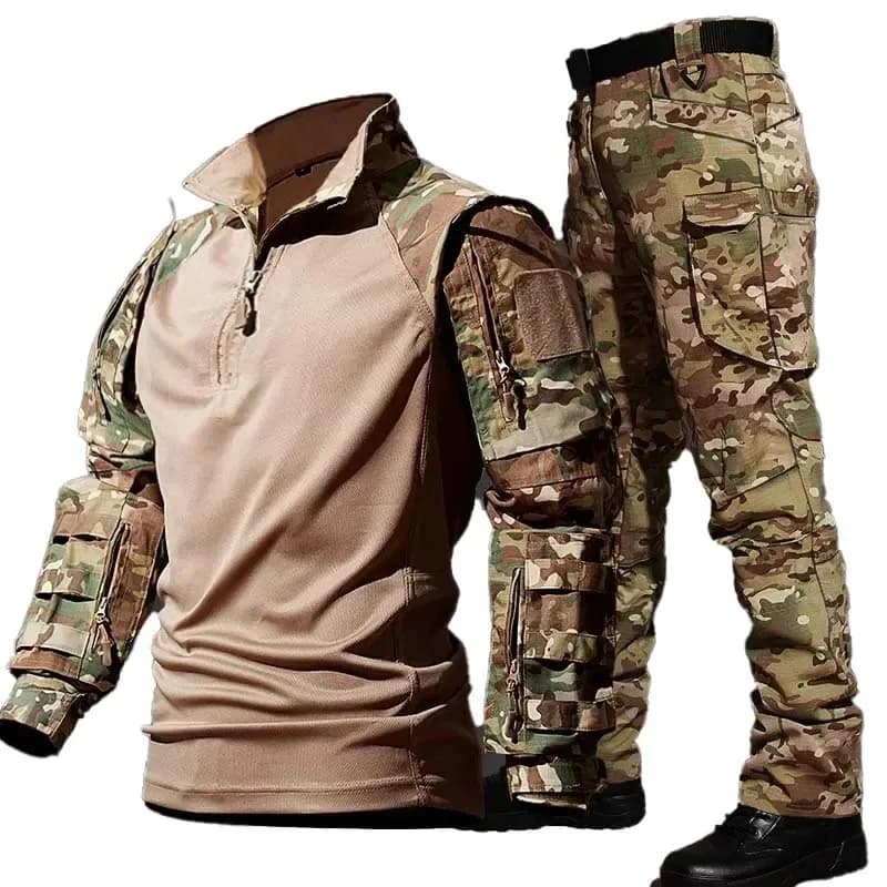 Ensemble tactique complet pour pêche chasse - Veste+pantalon imperméable pêche sportive