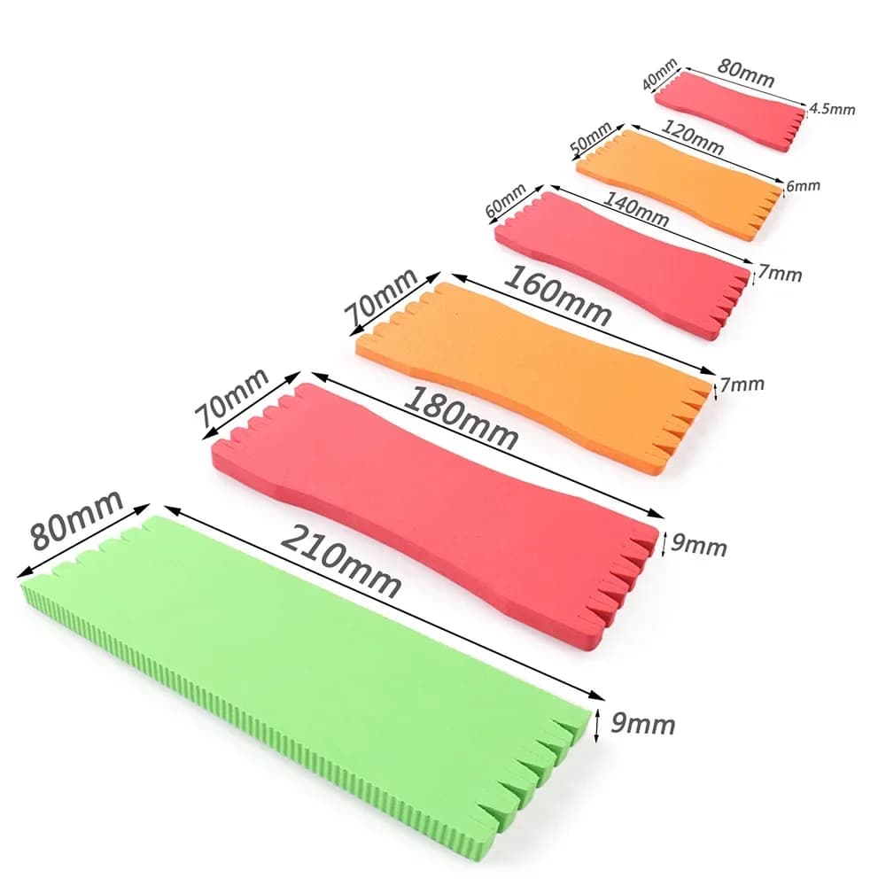 Plaque en mousse EVA pour rangement fils de pêche 8-21cm - Organisateur montages pêche portable