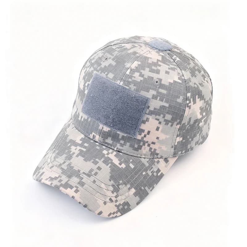 Casquette camouflage pêche tactique unisexe - Chasse camping réglable magic tape quotidien