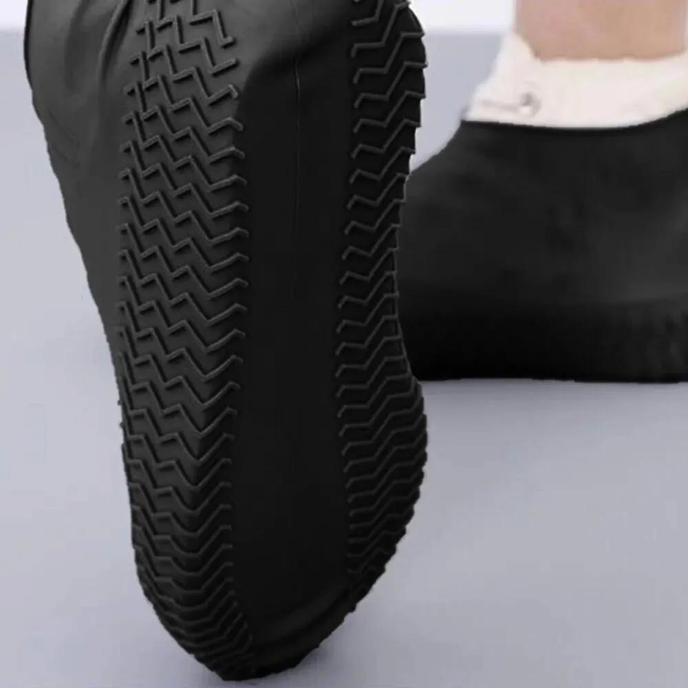 Protège-chaussures silicone imperméable antidérapant réutilisable pluie outdoor France