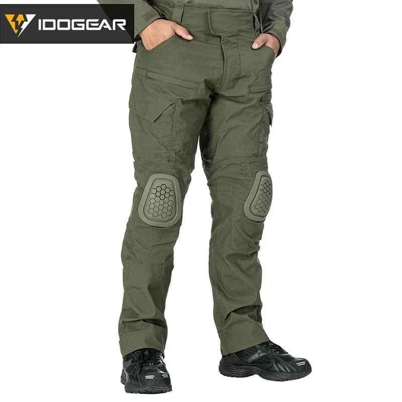 Pantalon combat pêche avec protections genoux pour pêche sportive intensive et compétition