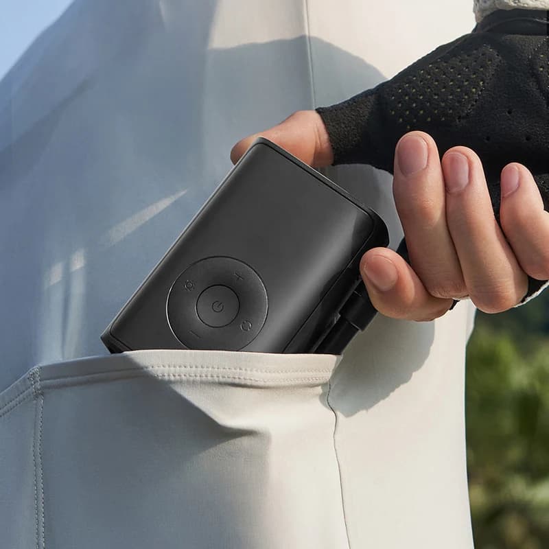 Pompe à air électrique Mijia portable 2025 - Compresseur 150PSI avec détection pression pneus vélo