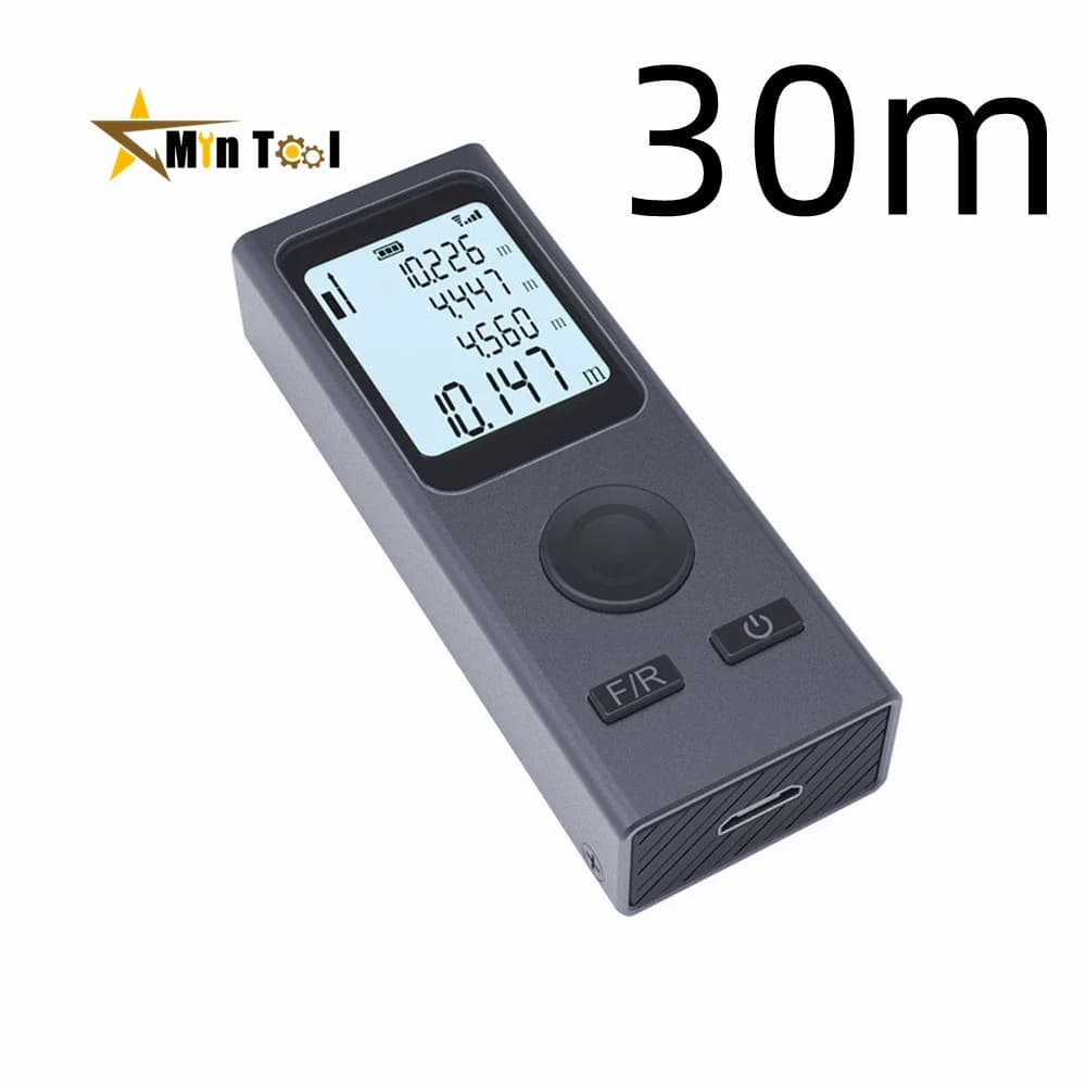 Distanciomètre laser 25M à 60M rechargeable USB - Outil multifonction pour pêche et bricolage