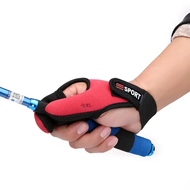 Gants de pêche 2 doigts protecteurs respirants anti-dérapants anti-coupures pour carpe et pêche extérieure