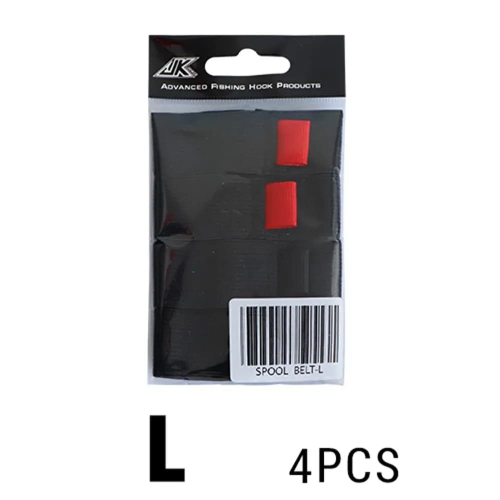 Lot de 4 ceintures élastiques de protection pour moulinets de pêche - Fixation rapide pour canne