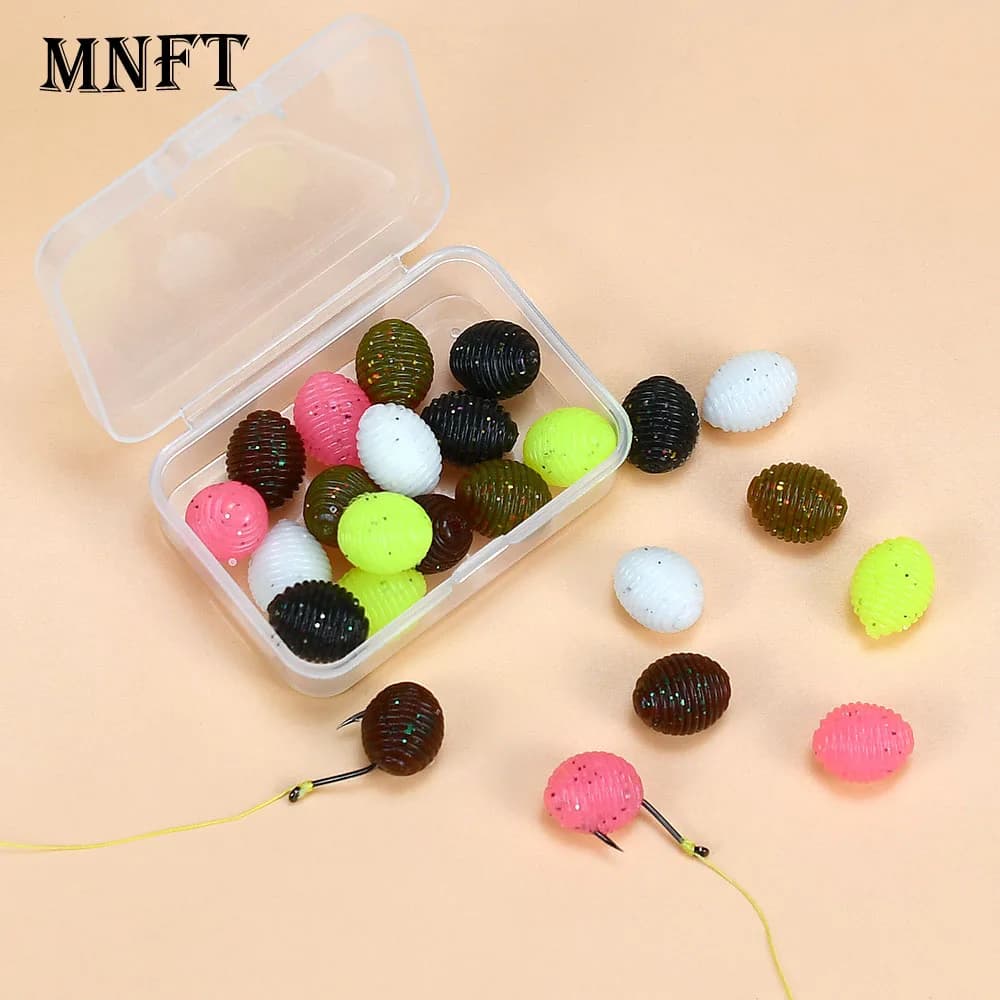 Appâts souples flottants 12pcs/boîte parfum intense - boules appât 1.5cm attracteur puissant