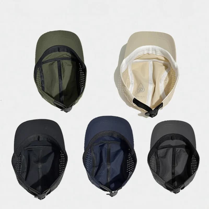Casquette mesh légère pêche été - Brim court protection UV randonnée homme femme couple