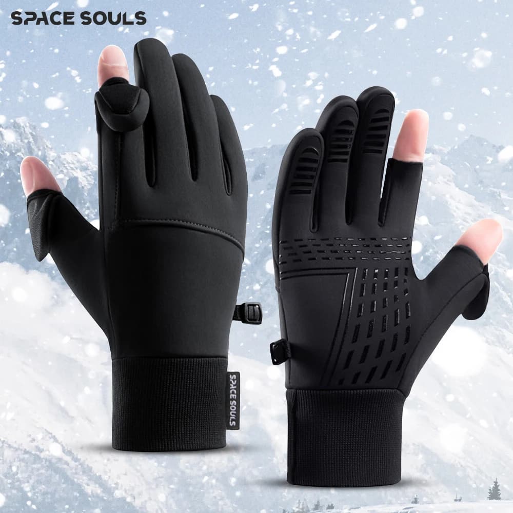 Gants chauffants hiver homme femme pêche vélo ski écran tactile imperméables sport extérieur