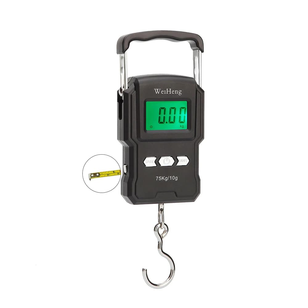 Balance digitale portable 50kg/5g double précision rétroéclairée pour pêche - Pèse-accroche haute technologie LCD