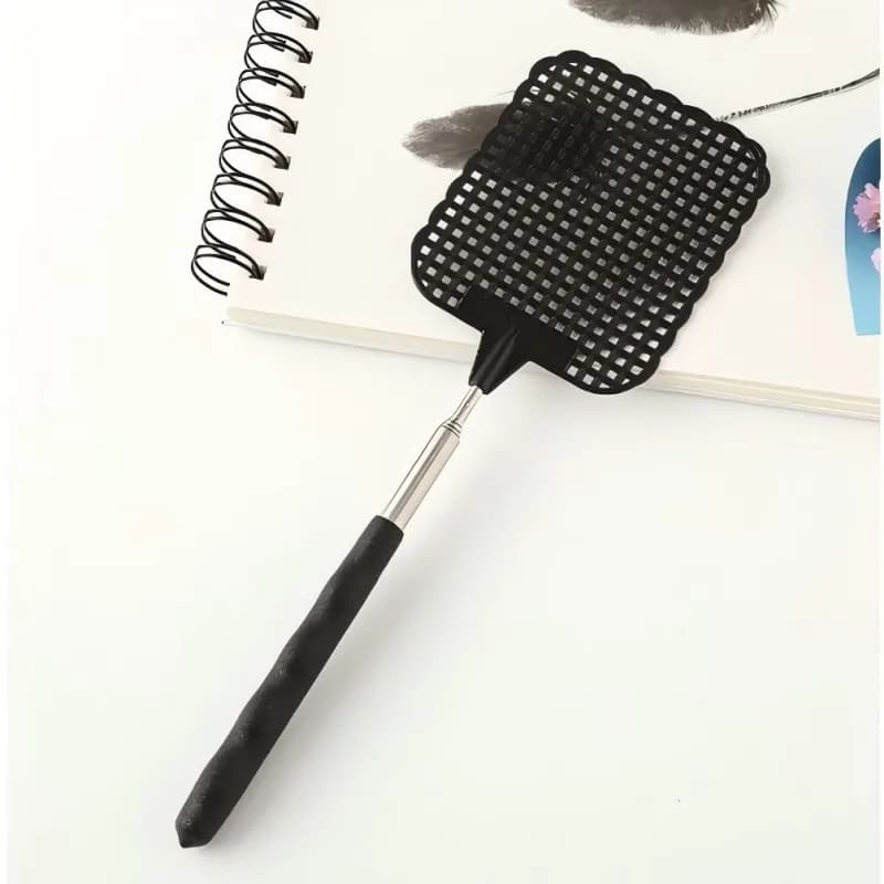 Tape-mouche créatif noir design expansible en acier inoxydable pour éliminer moustiques et insectes