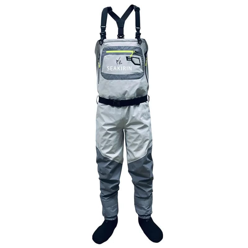 Waders convertibles ultralégards respirants étanches pour pêche à la mouche hommes