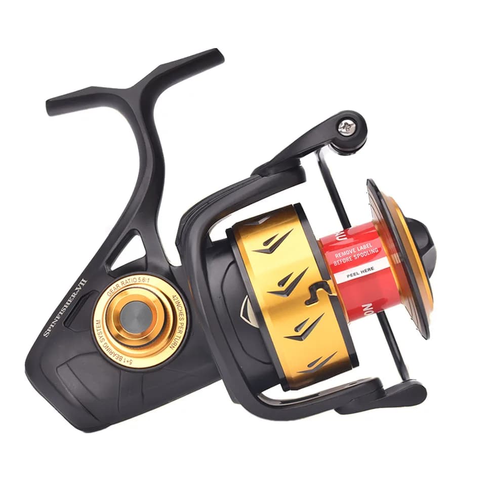 Moulinet de pêche mer PENN SSVII 7500 à 10500, anti-corrosion pour poissons jusqu'à 13kg