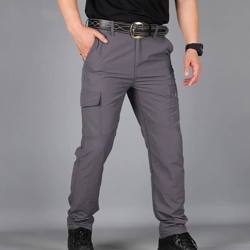 Pantalon cargo militaire slim fit pour pêche - Randonnée trekking pêche montagne homme