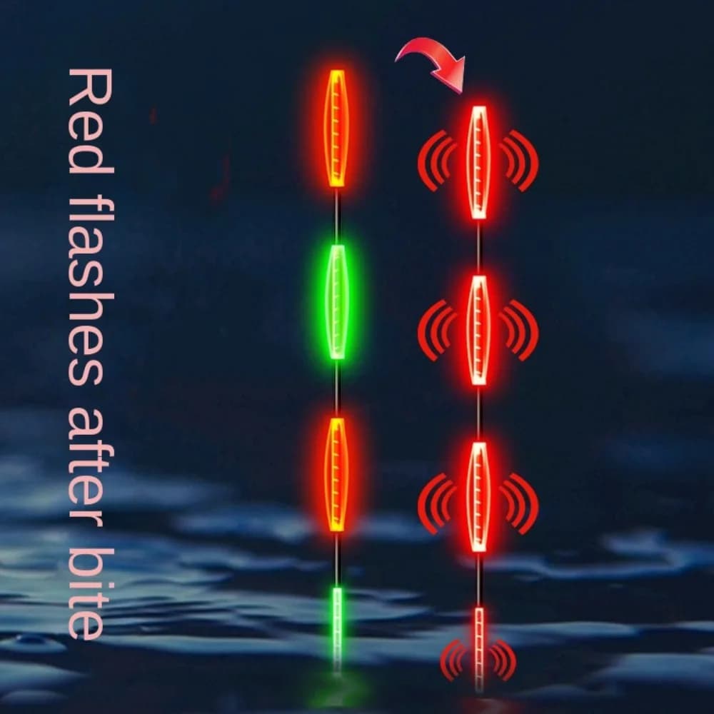 Flotteur lumineux intelligent 2026 avec alarme de touche et changement de couleur pour la pêche, accessoire indispensable