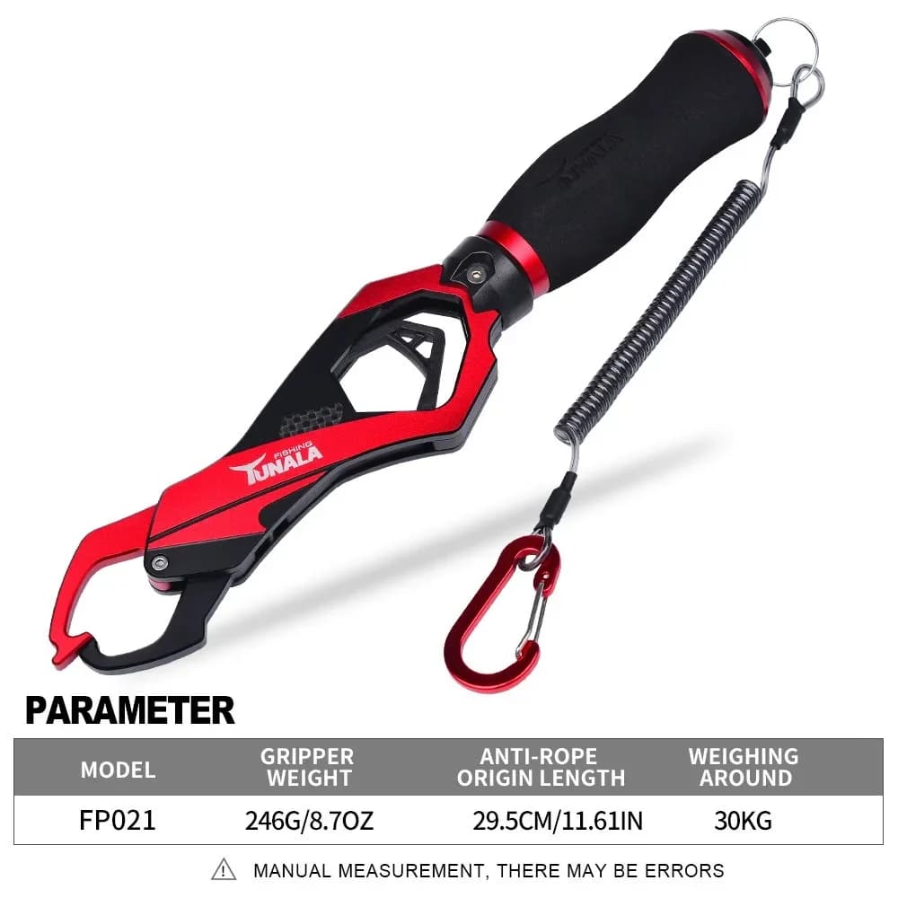 Contrôleur poisson pince à lèvres aluminium alliage balance intégrée grip pêche accessoires matériel