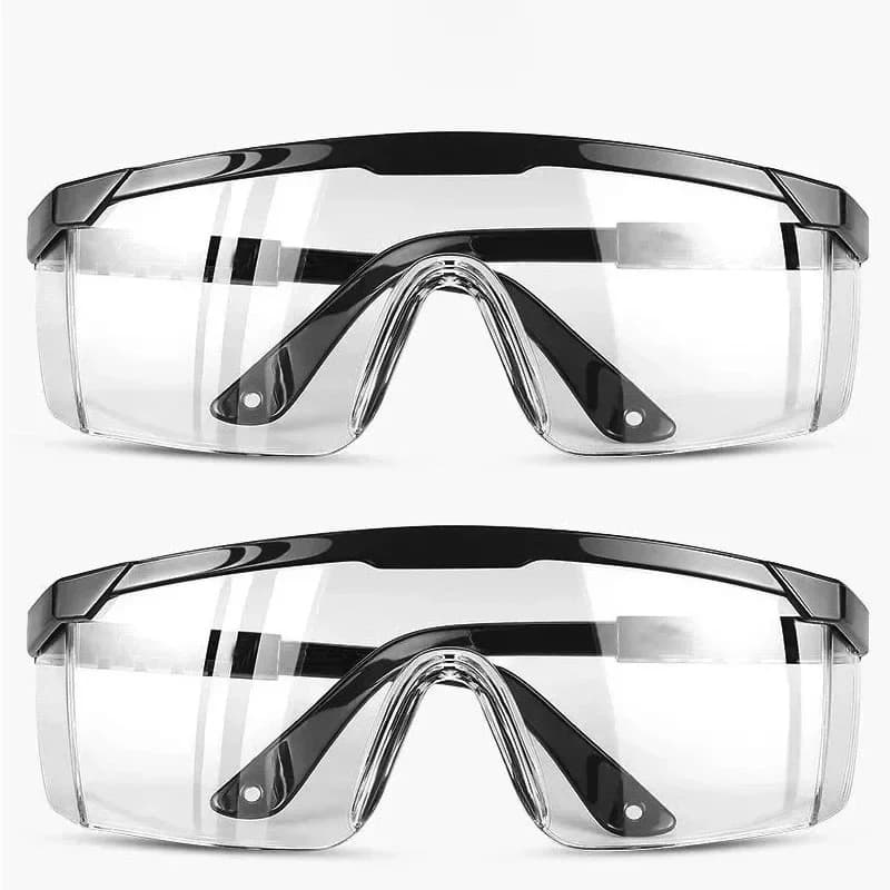 Lunettes de travail sécurité 2 pièces anti-éclaboussures pêche laboratoire protection industrielle cyclisme
