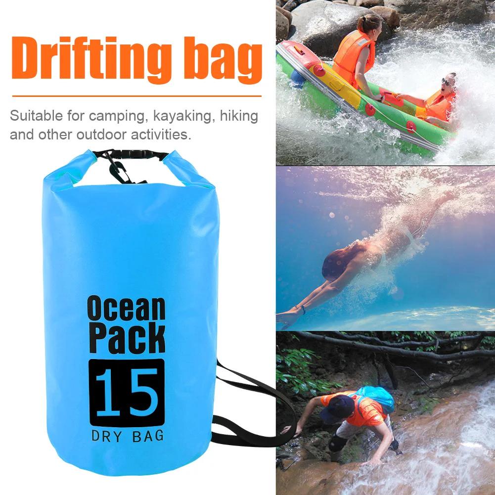Sac étanche 2L à 10L pour rafting kayak randonnée aquatique pêche navigation flottant