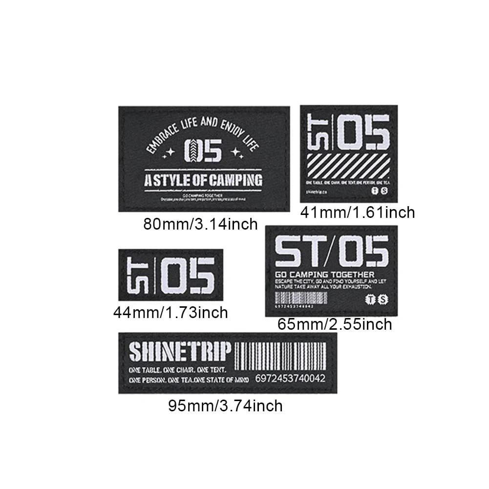 Badges tactiques militaires ShineTrip - Patches auto-agrippants exquis pour gilets et équipements de chasse