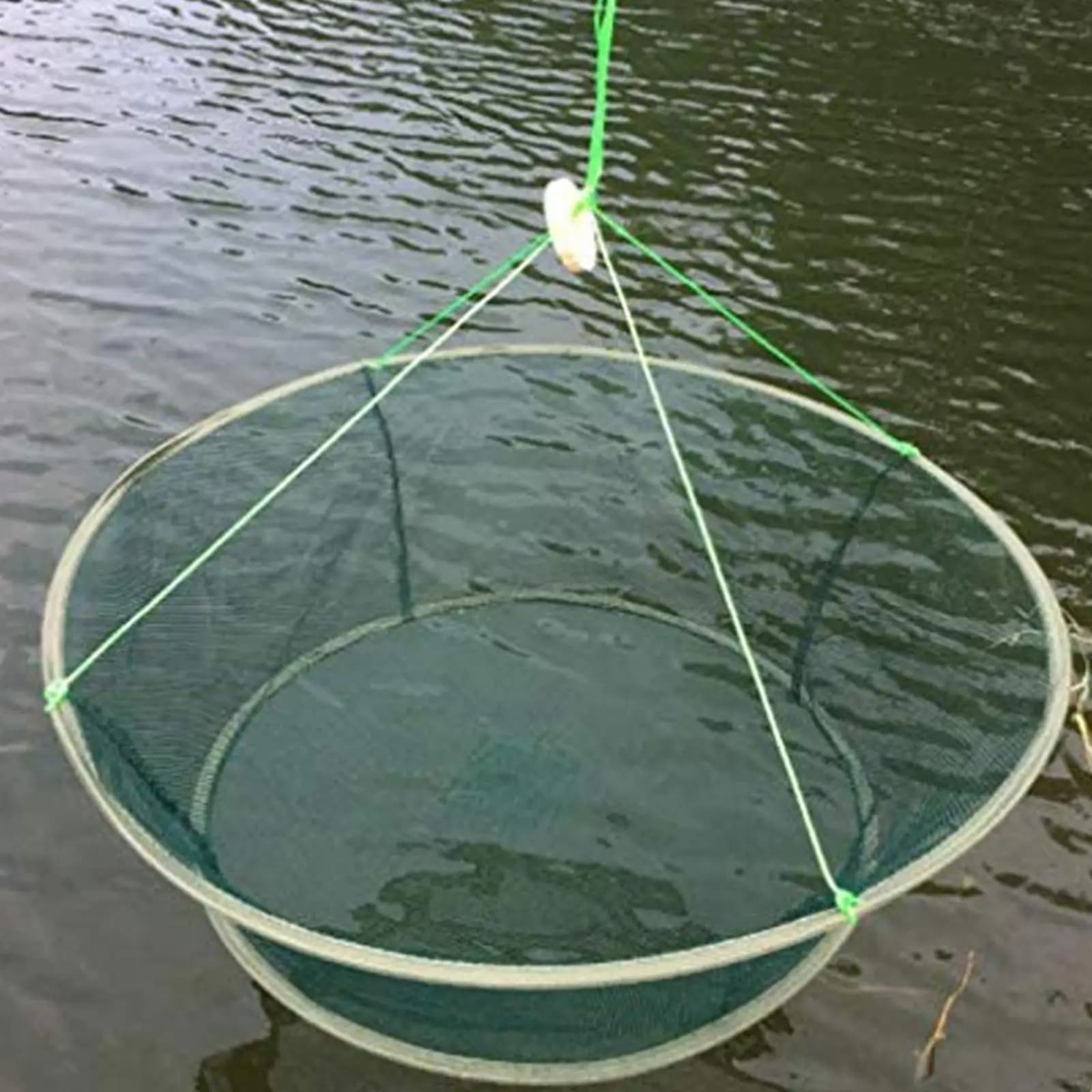 Filet pliant à grande ouverture 80-100cm pour crevettes et anguilles - Piège à appâts pour pêche en eau douce