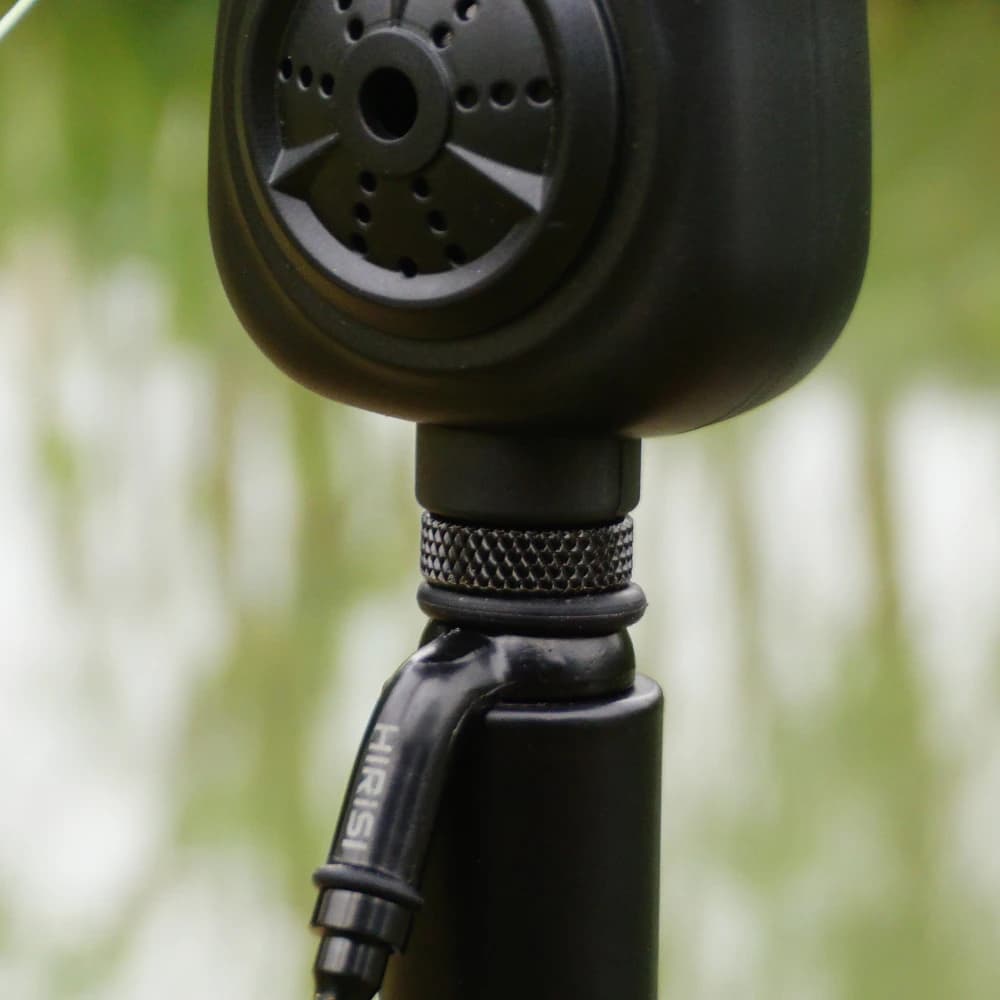 Alarme de touche Hirisi N37 pour pêche au feeder - Contrôle volume, tonalité, sensibilité avec indicateur LED