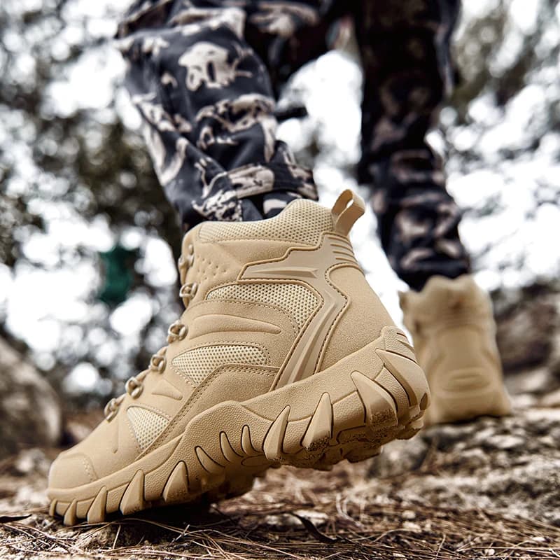 Bottes tactiques de combat améliorées pour pêche chasse et randonnée rapide homme