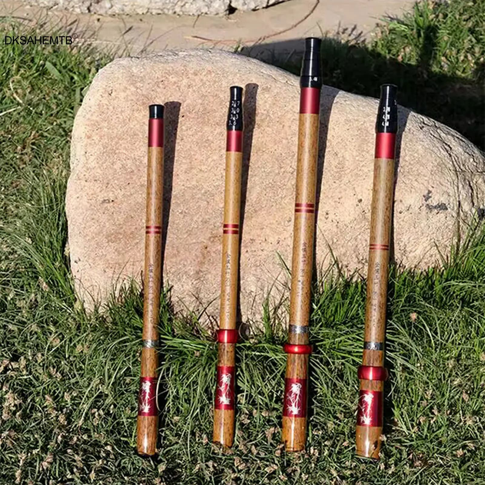 Canne pêche portable section courte - Mini canne main carbone ultra légère 19 réglages poche