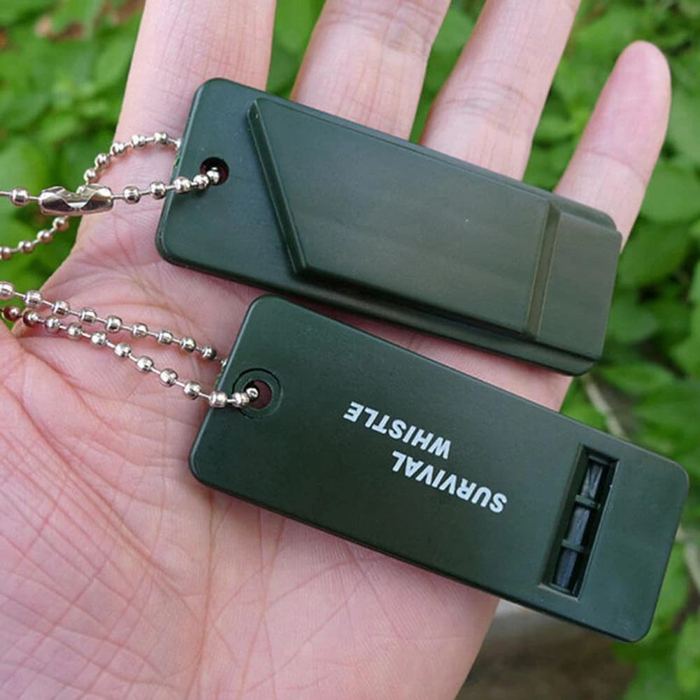 Sifflet survie 3 fréquences décibels élevés pour signalisation urgence pêche randonnée outdoor