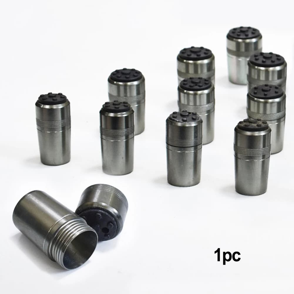 Bouchon embout canne pêche diamètre 15mm-30.5mm hauteur 39mm métal caoutchouc outils 15-30.5mm