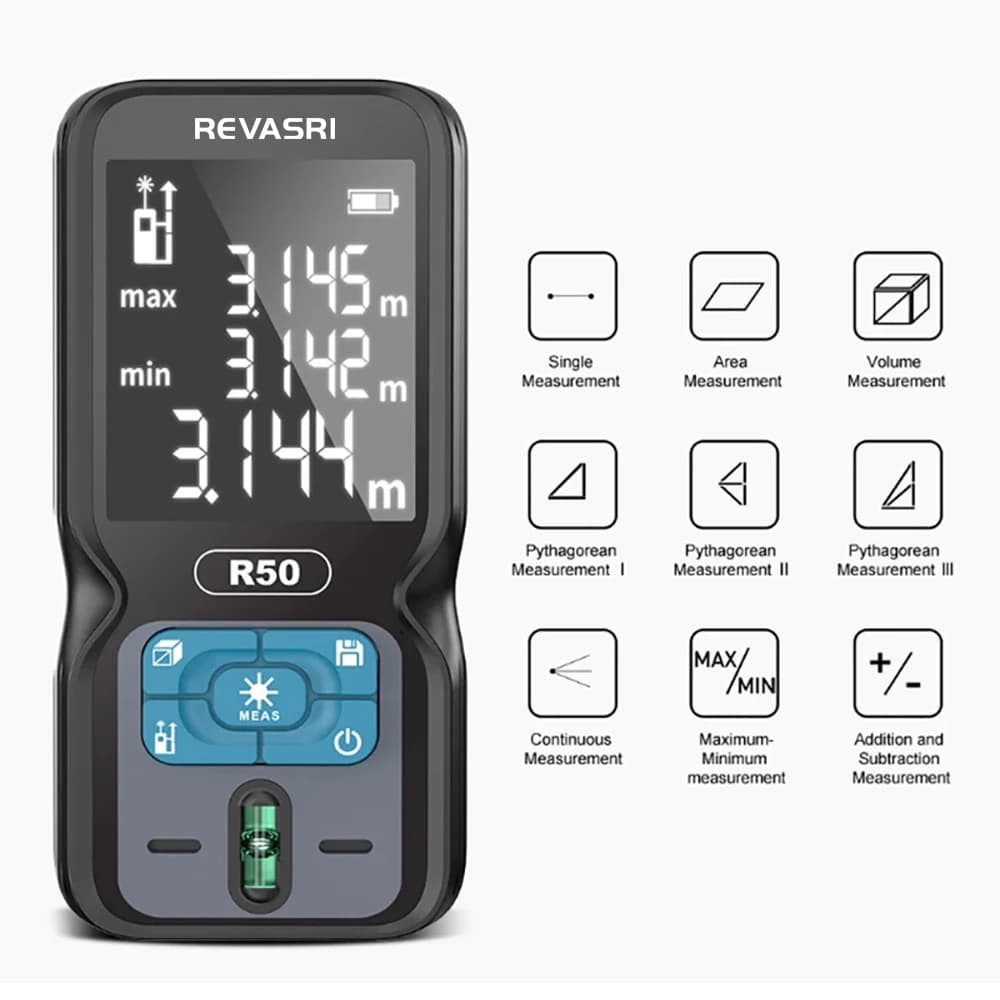 Télémètre laser professionnel 50M/80M/120M - Outil de mesure fiable pour pêche précise