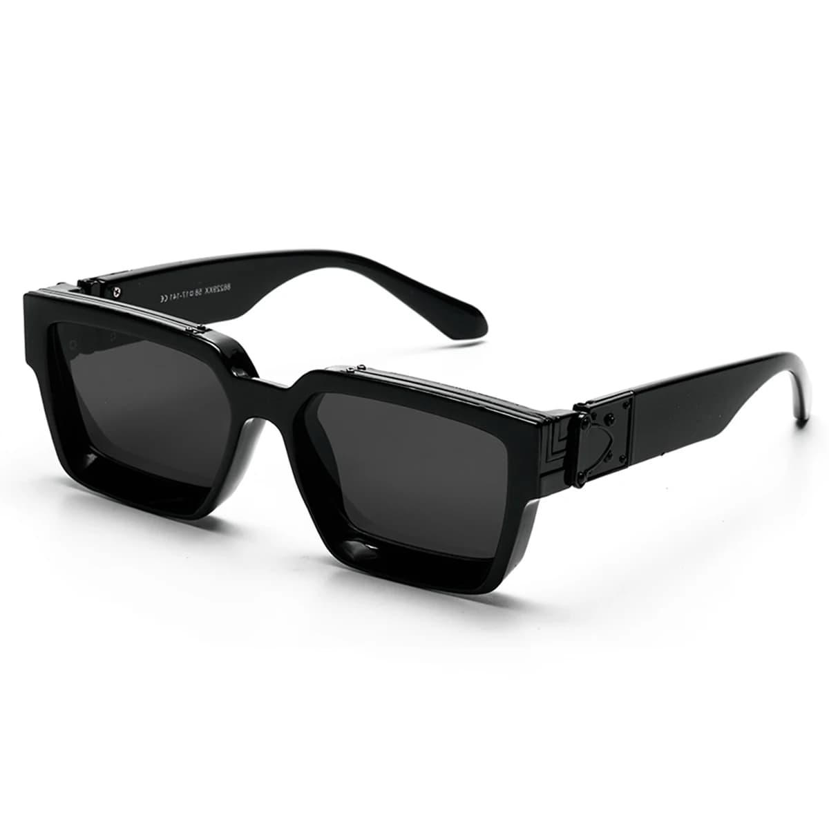 Lunettes Ruiao millionnaire noir luxe 2026 - Monture carrée UV400 pêche et loisirs