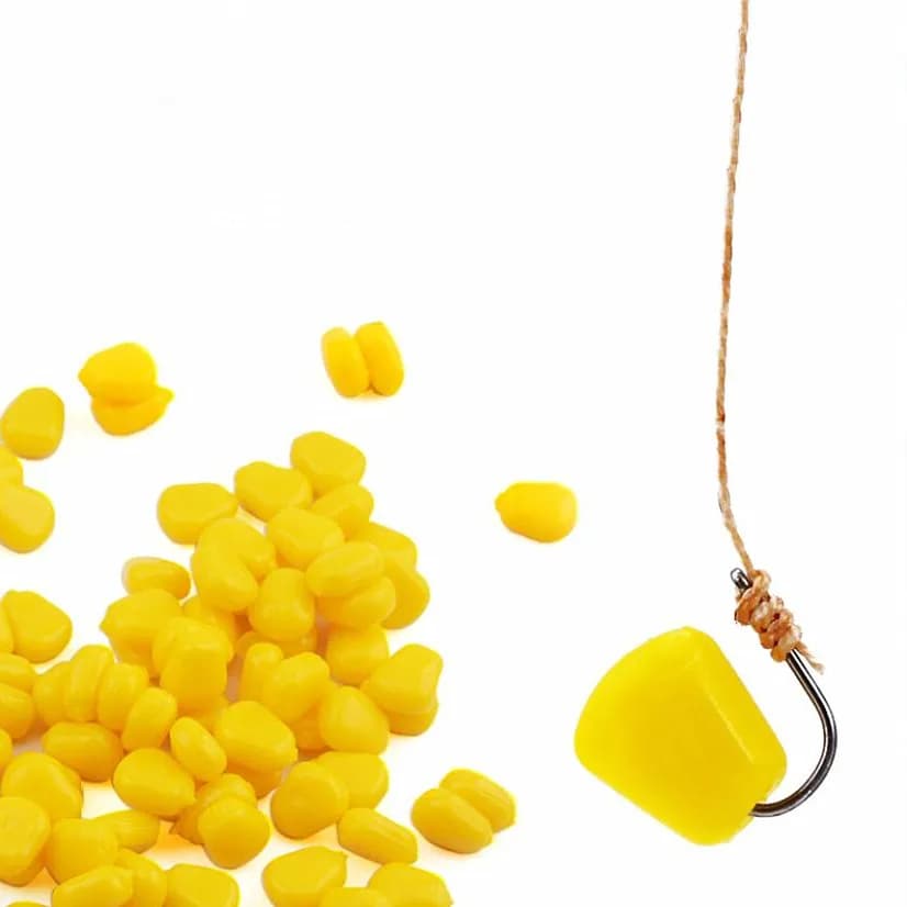 50/100 maïs silicone flottant appât souple pêche carpe esche artificielle arôme attractant