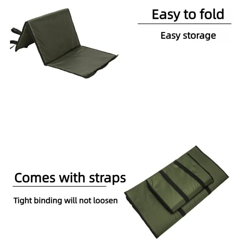 Tapis de décrochage 3 couches pliable pour carpe - Protection poisson 80x35cm/100x60cm - Pêche carpe