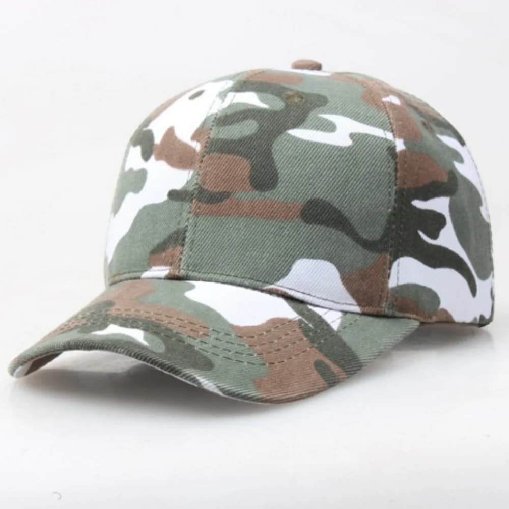 Casquette camouflage pêche unisexe 7 couleurs - Protection solaire sport été homme femme outdoor