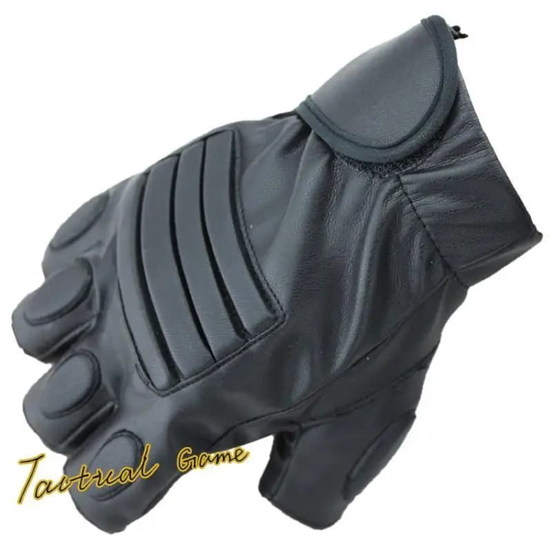 Gants tactiques demi-doigts russe Storm Leather : protection main, liberté doigts, pêche technique