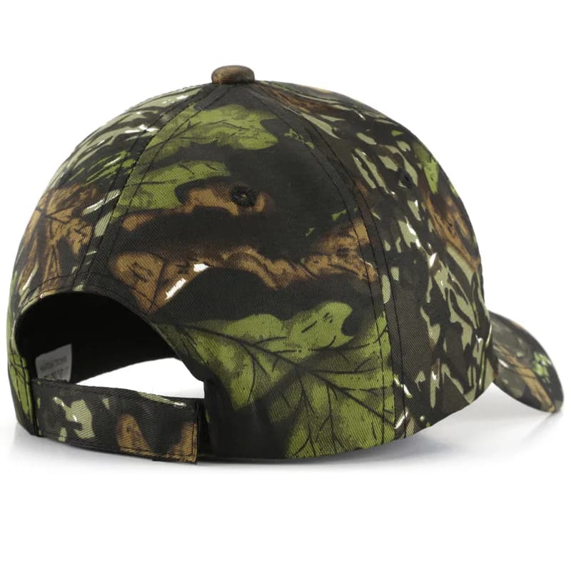 Casquette baseball biomimétique feuilles camouflage outdoor training montagne pêche