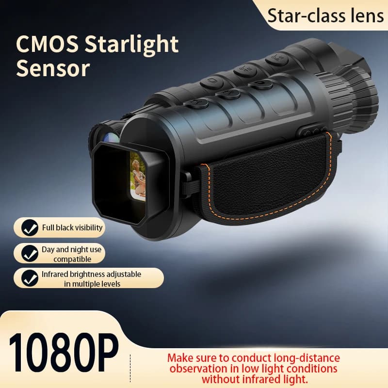 Caméra HD infrarouge 2.0" étanche IP66 pour observation faune et pêche extérieure France