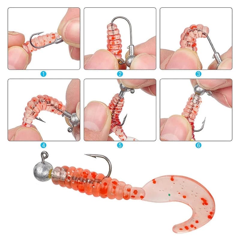 10 hameçons plombs tungstène 2g 4g 10g 14g pour pêche leurres souples et rockfish