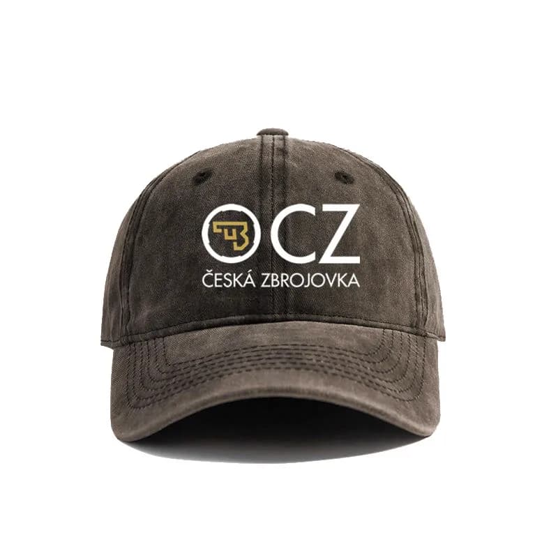 Casquette baseball Ceska Zbrojovka vintage - Chapeau pêche rétro ajustable été CZ firearms