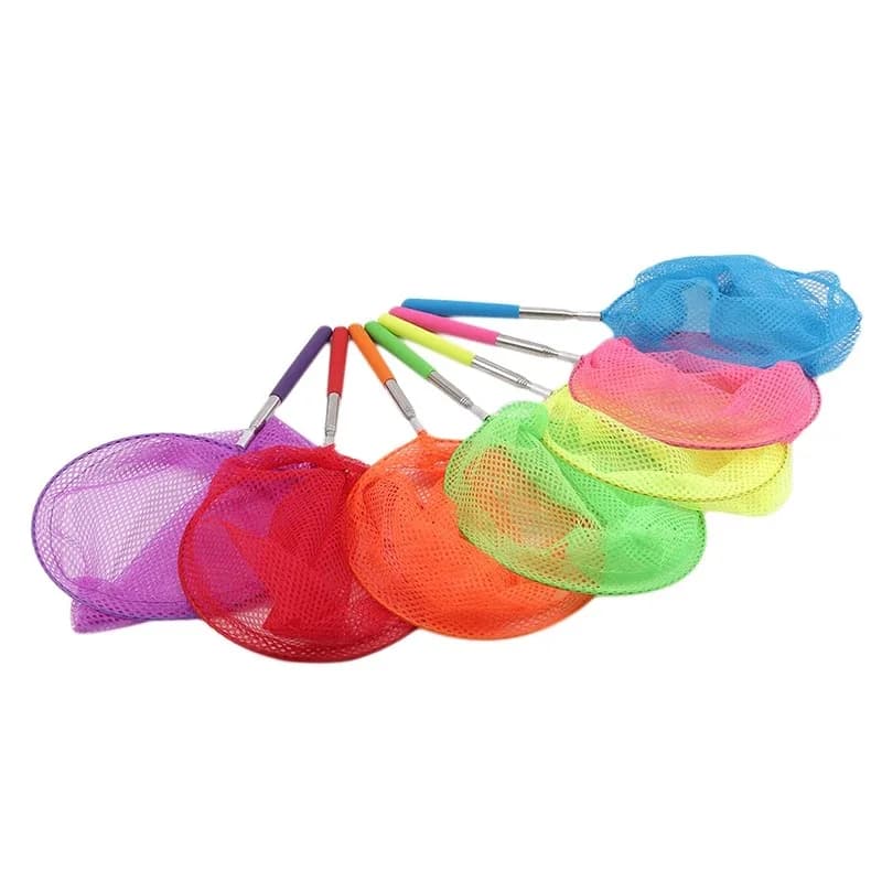 Filet à insectes rétractable pour enfants - Jeu de pêche portable papillons libellules jouet éducatif extérieur